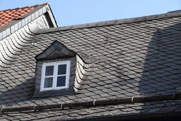 Hauddach mit Schiefer gedeckt 3