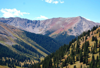 Longs Peak viewed from Estes Park, Colorado, United States.