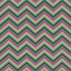 Colorful abstract zig zag stripe pattern background design