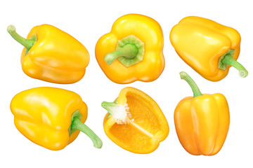 Golden California wonder bell peppers