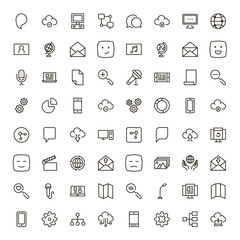 Fototapeta premium Social network icon