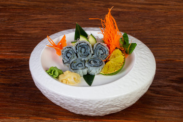Japanese sashimi squid