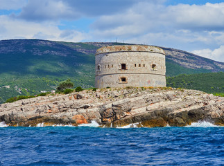 Fortress Arza on the Lustica Peninsula, Montenegro

