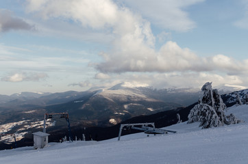 Dragobrat ski resort, Ukraine, Carpathian Mountains