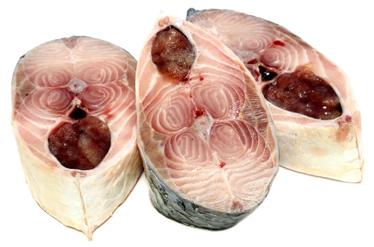Uncooked Hilsha Fish Slices