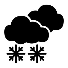 Wetter Icon - Schneefall