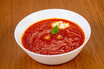 Gazpacho tomato soup