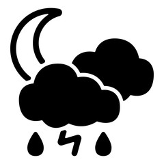 Wetter Icon - Gewitter