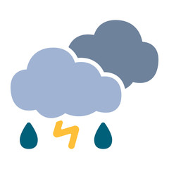 Wetter Icon - Gewitter