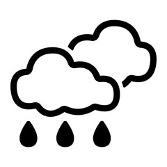 Wetter Icon - Regen