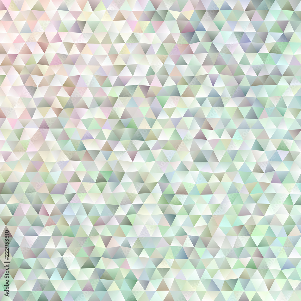 Poster geometrical retro triangular background template - vector graphic design