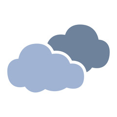 Wetter Icon - stark bewölkt