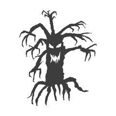 Scary Halloween treeScary Halloween tree with branches and hands.