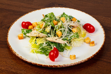 Caesar salad with chicken