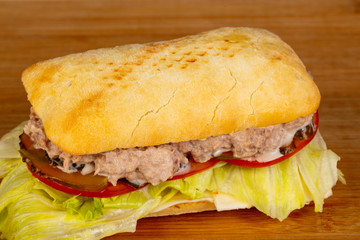 Panini with tuna