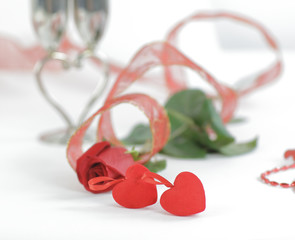 Valentine's day card .photo with copy space