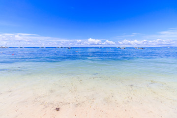 Fototapeta na wymiar Beautiful View Of Alona Beach In Panglao Island, Philippines