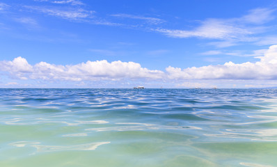 Fototapeta na wymiar Beautiful View Of Alona Beach In Panglao Island, Philippines