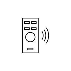 remote control icon. Element of Internet related icon for mobile concept and web apps. Thin line remote control icon can be used for web and mobile