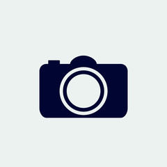camera icon, vector illustration. flat icon