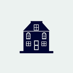 house icon, vector illustration. flat icon
