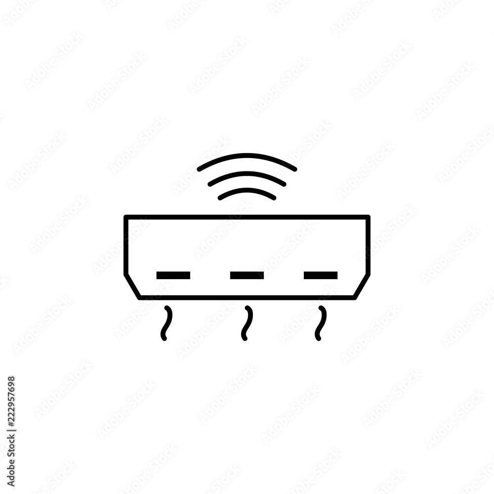 Poster router icon. Element of Internet related icon for mobile concept and web apps. Thin line router icon can be used for web and mobile
