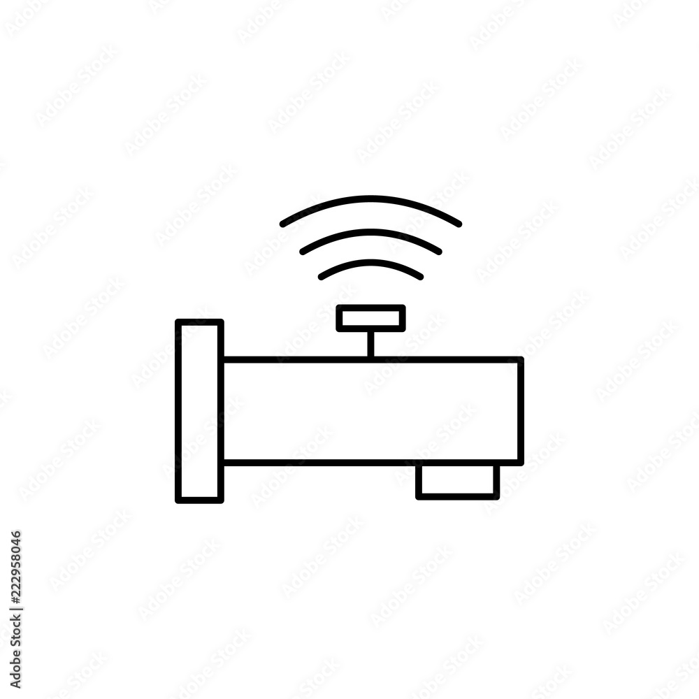 Poster faucet icon. element of internet related icon for mobile concept and web apps. thin line faucet icon