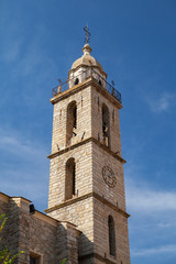 Obraz premium Corsica. Cathedral of Sartene, exterior