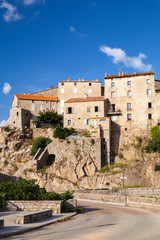 Old Corsican town landscape, Sartene