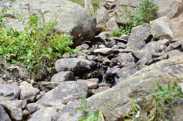 waterfall rocks