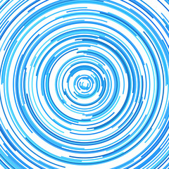 Hypnotic abstract circular stripe pattern background - vector graphic design