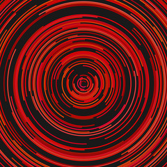 Circular abstract background - vector graphic design from concentric circular stripes