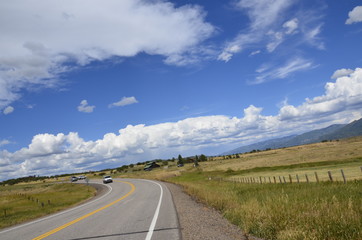 road in mountains