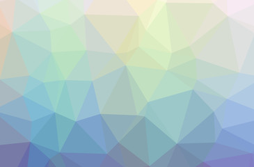 Illustration of blue low poly elegant multicolor background.