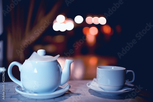 English Tea In A Cafe Cup And Kettle With Five O Clock Tea Wall Mural Kichigin19 English Tea In A Cafe Cup And Kettle With Five O Clock Tea Wall Mural Kichigin19