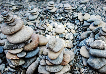 Fototapeta na wymiar beautiful sea stones