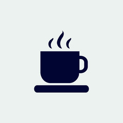 coffee icon, vector illustration. flat icon