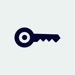 key icon, vector illustration. flat icon