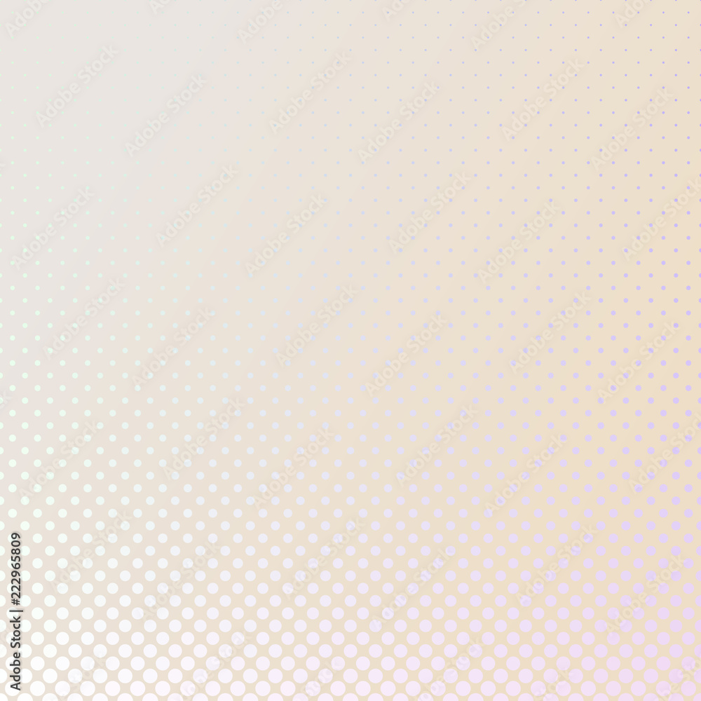 Poster geometric abstract gradient halftone dot pattern background - vector graphic