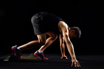 Athletes ready to start