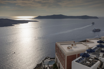 Sonnenuntergang auf Santorin Griechenland
