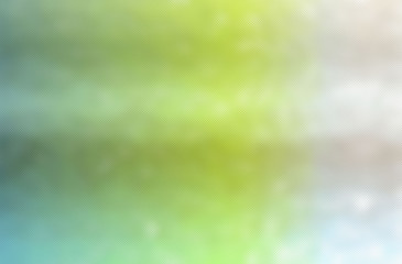 Obraz premium Abstract illustration of green, blue and creamy colorful through tiny glass background.