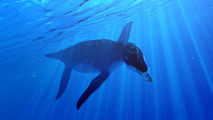 3d rendered illustration of a Liopleurodon