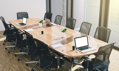 conference room on downtown interior business office
