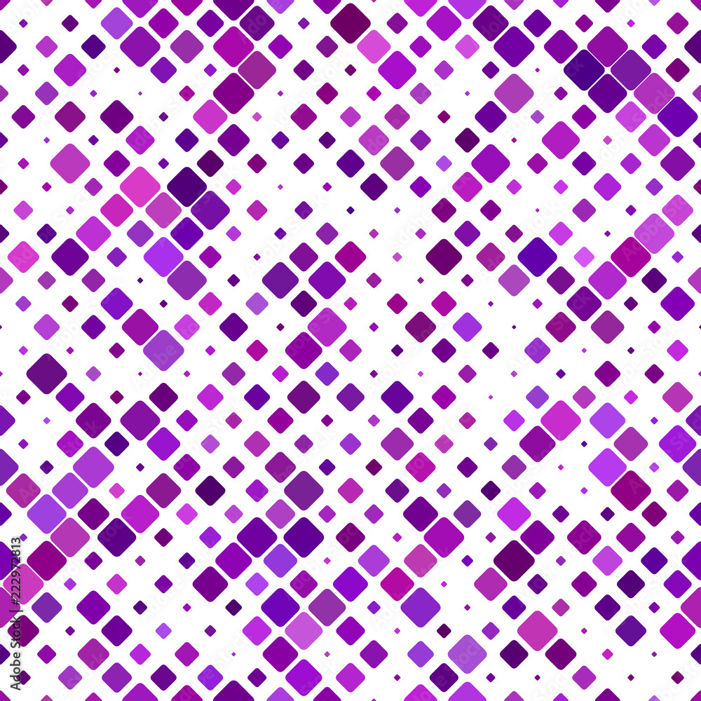 Poster Abstract diagonal square pattern background - repeatable vector illustration