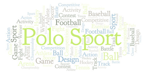 Polo Sport word cloud.