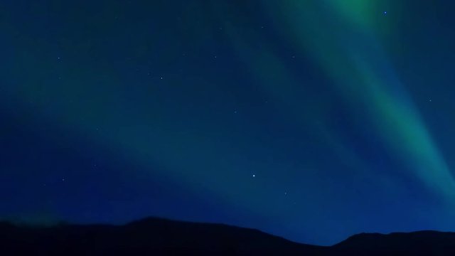 アラスカのオーロラ タイムラプス Alaska Aurora time-lapse