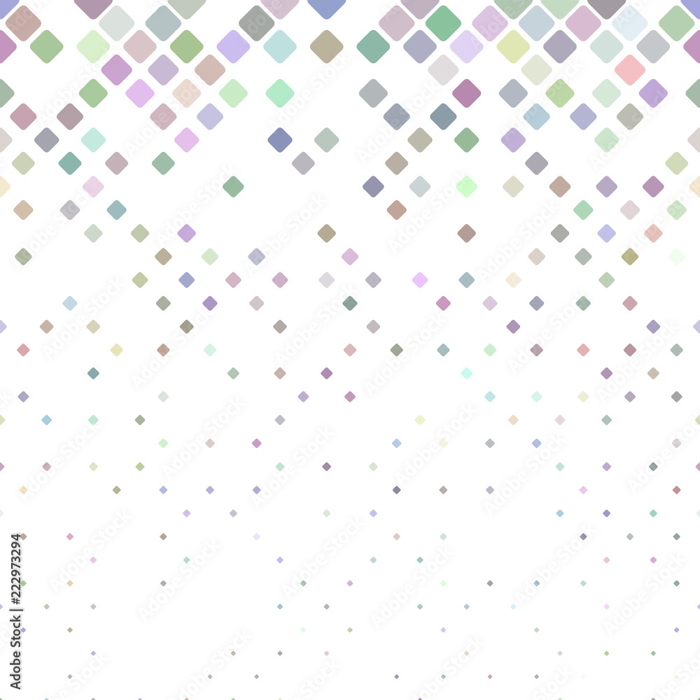 Poster geometric diagonal square pattern - vector tile mosaic background graphic design