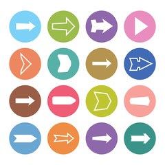 Set of sixteen arrows