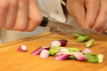 Lauch schneiden